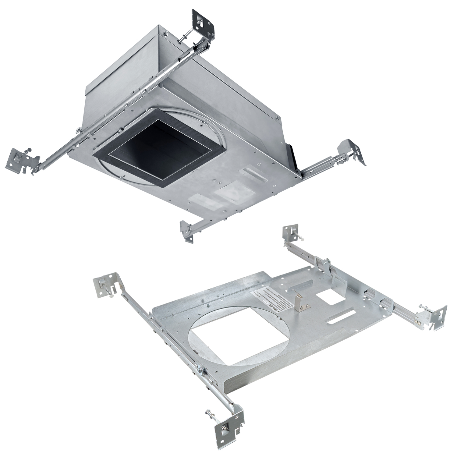 Product image for P3S Series Square Downlight Mounting Frames and ICSA Housings