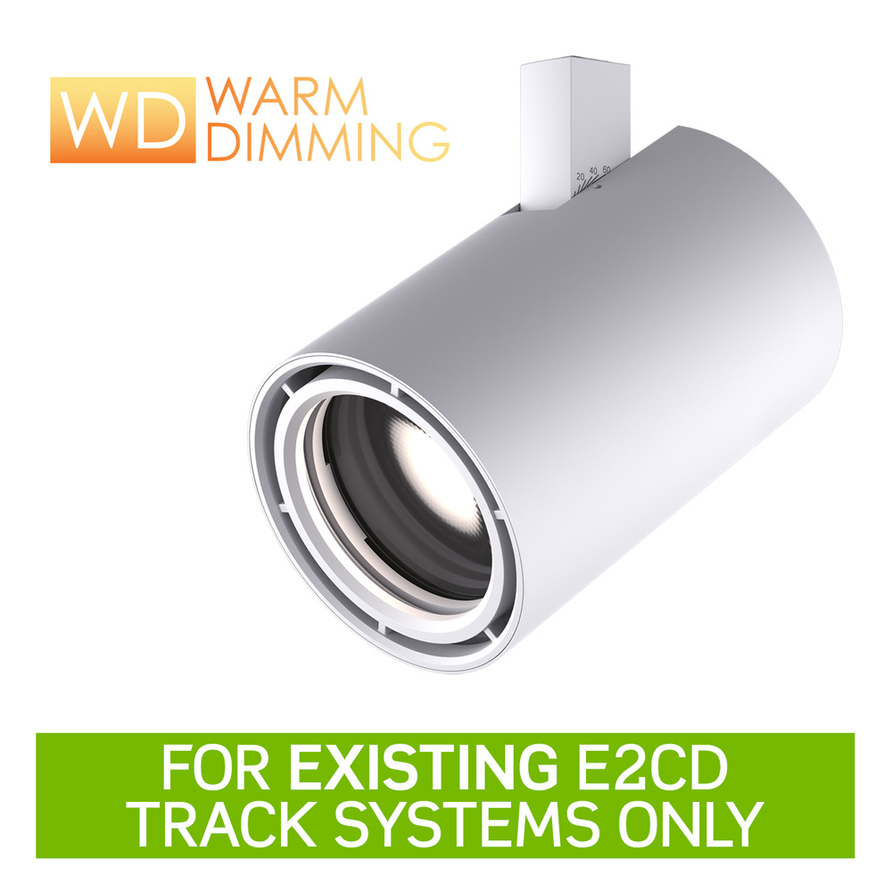 Product image for Gallery XL Warm Dim Track Luminaire with 0-10V Dimming Track System Adapter