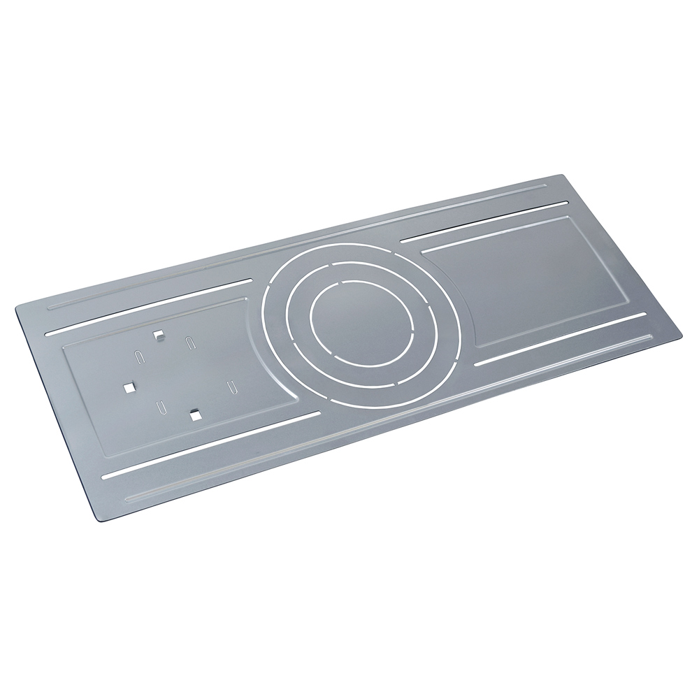 Product image for WayFlex Slim Downlights: Round Baffle Universal New Construction Mounting Plate